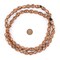 The Bead Chest Copper Skull Beads, Solid Plated-Brass Metal Halloween - Great DIY Accessories for Necklace, Bracelets and Earrings Making